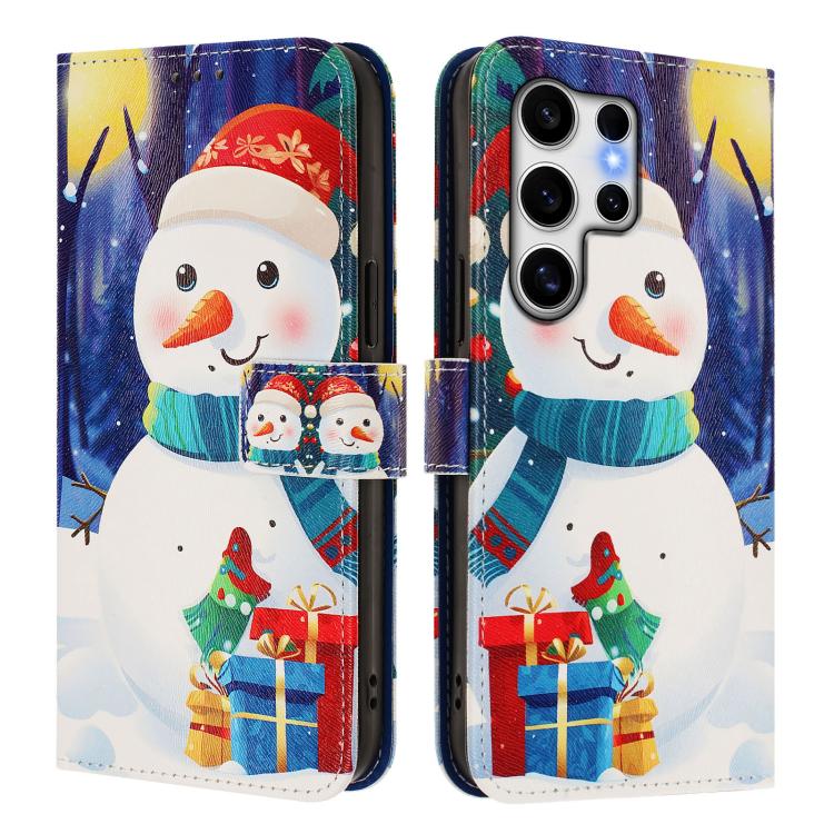 Custodia per telefono in pelle con fibbia e cinturino, serie natalizia., For Samsung Galaxy S25 Ultra 5G, For Samsung Galaxy S24 FE 5G, For Samsung Galaxy Xcover7 Pro, For Samsung Galaxy Xcover7 5G
