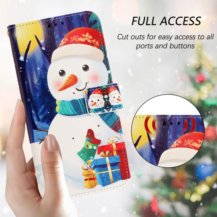 Custodia per telefono in pelle con fibbia e cinturino, serie natalizia., For Samsung Galaxy S25 Ultra 5G, For Samsung Galaxy S24 FE 5G, For Samsung Galaxy Xcover7 Pro, For Samsung Galaxy Xcover7 5G