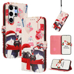 Custodia per telefono in pelle con fibbia e cinturino, serie natalizia., For Samsung Galaxy S25 Ultra 5G, For Samsung Galaxy S24 FE 5G, For Samsung Galaxy Xcover7 Pro, For Samsung Galaxy Xcover7 5G