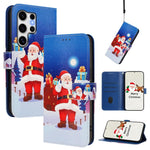 Custodia per telefono in pelle con fibbia e cinturino, serie natalizia., For Samsung Galaxy S25 Ultra 5G, For Samsung Galaxy S24 FE 5G, For Samsung Galaxy Xcover7 Pro, For Samsung Galaxy Xcover7 5G