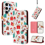 Custodia per telefono in pelle con fibbia e cinturino, serie natalizia., For Samsung Galaxy S25 Ultra 5G, For Samsung Galaxy S24 FE 5G, For Samsung Galaxy Xcover7 Pro, For Samsung Galaxy Xcover7 5G