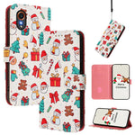 Custodia per telefono in pelle con fibbia e cinturino, serie natalizia., For Samsung Galaxy S25 Ultra 5G, For Samsung Galaxy S24 FE 5G, For Samsung Galaxy Xcover7 Pro, For Samsung Galaxy Xcover7 5G