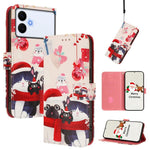 Custodia per telefono in pelle con fibbia e cinturino, serie natalizia., For Samsung Galaxy S26+ 5G, For Samsung Galaxy S26 Edge 5G, For Samsung Galaxy S26 Ultra 5G, For Samsung Galaxy S26 5G