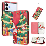 Custodia per telefono in pelle con fibbia e cinturino, serie natalizia., For Samsung Galaxy S26+ 5G, For Samsung Galaxy S26 Edge 5G, For Samsung Galaxy S26 Ultra 5G, For Samsung Galaxy S26 5G