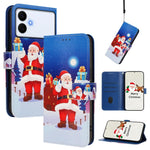 Custodia per telefono in pelle con fibbia e cinturino, serie natalizia., For Samsung Galaxy S26+ 5G, For Samsung Galaxy S26 Edge 5G, For Samsung Galaxy S26 Ultra 5G, For Samsung Galaxy S26 5G