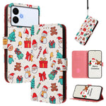 Custodia per telefono in pelle con fibbia e cinturino, serie natalizia., For Samsung Galaxy S26+ 5G, For Samsung Galaxy S26 Edge 5G, For Samsung Galaxy S26 Ultra 5G, For Samsung Galaxy S26 5G