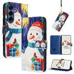 Custodia per telefono in pelle con fibbia e cinturino, serie natalizia., For Samsung Galaxy S26+ 5G, For Samsung Galaxy S26 Edge 5G, For Samsung Galaxy S26 Ultra 5G, For Samsung Galaxy S26 5G