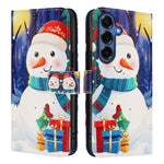 Custodia per telefono in pelle con fibbia e cinturino, serie natalizia., For Samsung Galaxy S26+ 5G, For Samsung Galaxy S26 Edge 5G, For Samsung Galaxy S26 Ultra 5G, For Samsung Galaxy S26 5G