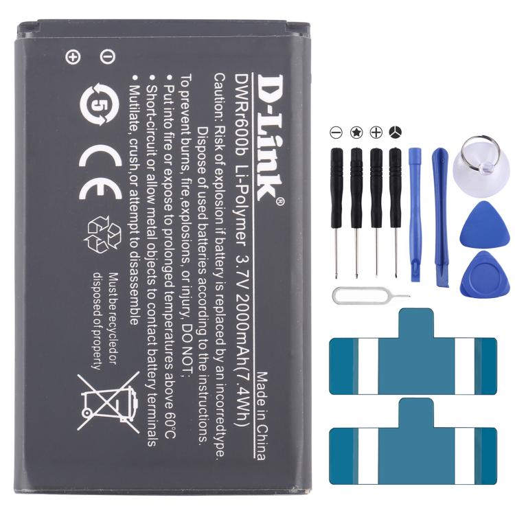 Sostituzione della batteria, For D-Link BM600 DWRr600b DWRr600b 2000mAh