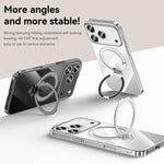 Custodia per telefono SULADA trasparente galvanizzata con supporto MagSafe., For iPhone 18 Pro, For iPhone 18 Pro Max, For iPhone 17 Pro Max, For iPhone 17 Pro, For iPhone 17