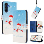 Custodia per telefono in pelle con fibbia e cinturino, serie natalizia., For Samsung Galaxy M36 5G, For Samsung Galaxy A17 / A26 5G, For Samsung Galaxy M56 5G, For Samsung Galaxy F16 5G / M16 5G