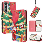 Custodia per telefono in pelle con fibbia e cinturino, serie natalizia., For Samsung Galaxy A16 5G / 4G, For Samsung Galaxy A05s / F14 4G, For Samsung Galaxy M35 5G, For Samsung Galaxy M55 5G / C55 5G
