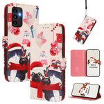 Custodia per telefono in pelle con fibbia e cinturino, serie natalizia., For Samsung Galaxy A34 5G, For Samsung Galaxy A54 5G, For Samsung Galaxy A13 5G / 4G / A04 / A04s, For Samsung Galaxy M53 5G