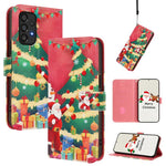 Custodia per telefono in pelle con fibbia e cinturino, serie natalizia., For Samsung Galaxy M33 5G, For Samsung Galaxy A53 5G, For Samsung Galaxy A73 5G, For Samsung Galaxy A33 5G