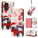 Custodia per telefono in pelle con fibbia e cinturino, serie natalizia., For Samsung Galaxy M33 5G, For Samsung Galaxy A53 5G, For Samsung Galaxy A73 5G, For Samsung Galaxy A33 5G