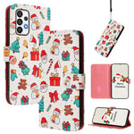 Custodia per telefono in pelle con fibbia e cinturino, serie natalizia., For Samsung Galaxy M33 5G, For Samsung Galaxy A53 5G, For Samsung Galaxy A73 5G, For Samsung Galaxy A33 5G