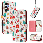 Custodia per telefono in pelle con fibbia e cinturino, serie natalizia., For Samsung Galaxy M34 5G / F34 5G, For Samsung Galaxy A25 5G, For Samsung Galaxy M54 5G / F54 5G, For Samsung Galaxy M14 5G