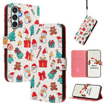 Custodia per telefono in pelle con fibbia e cinturino, serie natalizia., For Samsung Galaxy M34 5G / F34 5G, For Samsung Galaxy A25 5G, For Samsung Galaxy M54 5G / F54 5G, For Samsung Galaxy M14 5G