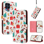 Custodia per telefono in pelle con fibbia e cinturino, serie natalizia., For Samsung Galaxy A34 5G, For Samsung Galaxy A54 5G, For Samsung Galaxy A13 5G / 4G / A04 / A04s, For Samsung Galaxy M53 5G