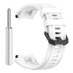 Cinturino per orologio xDfind in silicone nero tinta unita con fibbia, For Amazfit T-Rex 3