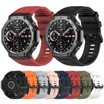 Cinturino per orologio xDfind in silicone nero tinta unita con fibbia, For Amazfit T-Rex 3