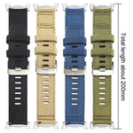 Cinturino per orologio xDfind in nylon a due sezioni, For Samsung Galaxy Watch Ultra / Ultra 2025, For Samsung Galaxy Watch8 / 8 Classic, For Samsung Galaxy Watch 7 / 6 / 5 / FE