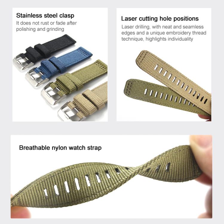 Cinturino per orologio xDfind in nylon a due sezioni, For Samsung Galaxy Watch Ultra / Ultra 2025, For Samsung Galaxy Watch8 / 8 Classic, For Samsung Galaxy Watch 7 / 6 / 5 / FE