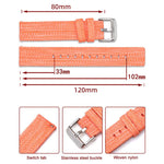 Cinturino per orologio xDfind in tela di nylon, 18mm, 20mm, 22mm