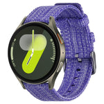 Cinturino per orologio xDfind in tela di nylon, For Samsung Galaxy Watch Ultra / Ultra 2025, For Samsung Galaxy Watch8 / 8 Classic, For Samsung Galaxy Watch 7 / 6 / 5 / FE