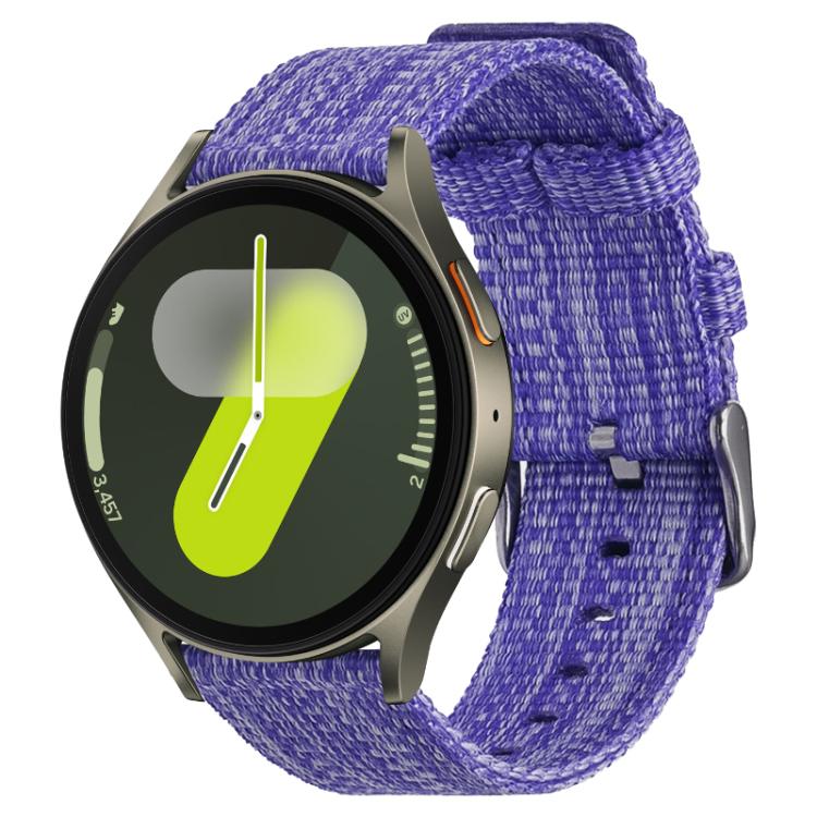 Cinturino per orologio xDfind in tela di nylon, For Samsung Galaxy Watch Ultra / Ultra 2025, For Samsung Galaxy Watch8 / 8 Classic, For Samsung Galaxy Watch 7 / 6 / 5 / FE