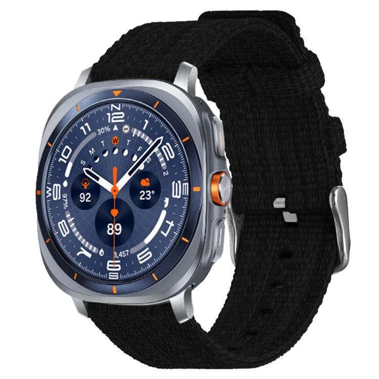 Cinturino per orologio xDfind in tela di nylon, For Samsung Galaxy Watch Ultra / Ultra 2025, For Samsung Galaxy Watch8 / 8 Classic, For Samsung Galaxy Watch 7 / 6 / 5 / FE