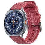 Cinturino per orologio xDfind in tela di nylon, For Samsung Galaxy Watch Ultra / Ultra 2025, For Samsung Galaxy Watch8 / 8 Classic, For Samsung Galaxy Watch 7 / 6 / 5 / FE