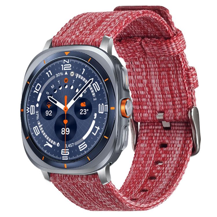 Cinturino per orologio xDfind in tela di nylon, For Samsung Galaxy Watch Ultra / Ultra 2025, For Samsung Galaxy Watch8 / 8 Classic, For Samsung Galaxy Watch 7 / 6 / 5 / FE