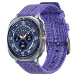 Cinturino per orologio xDfind in tela di nylon, For Samsung Galaxy Watch Ultra / Ultra 2025, For Samsung Galaxy Watch8 / 8 Classic, For Samsung Galaxy Watch 7 / 6 / 5 / FE