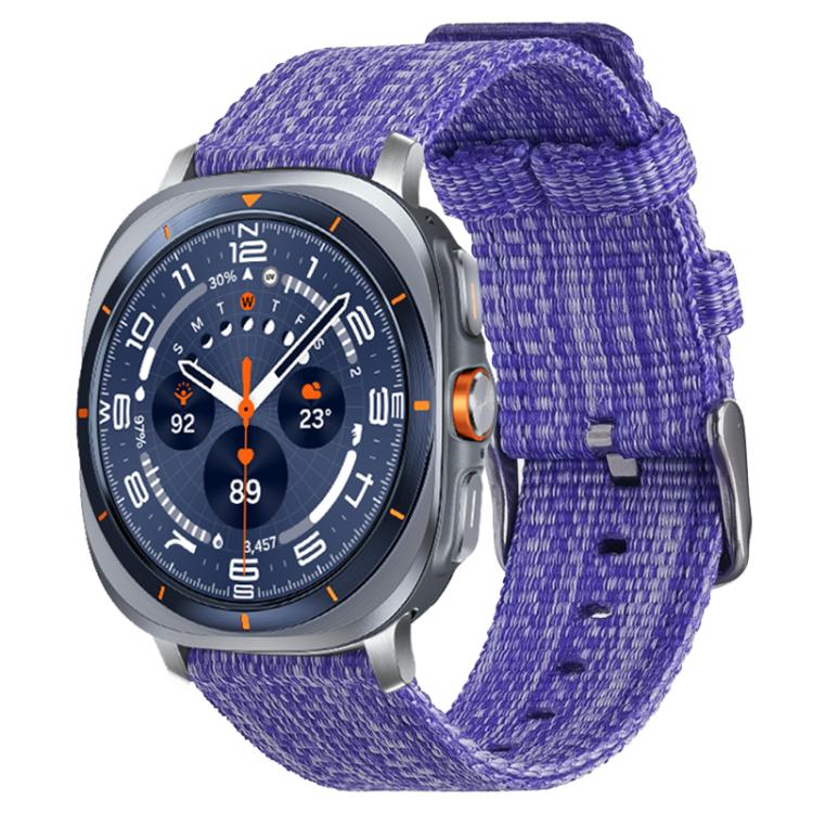 Cinturino per orologio xDfind in tela di nylon, For Samsung Galaxy Watch Ultra / Ultra 2025, For Samsung Galaxy Watch8 / 8 Classic, For Samsung Galaxy Watch 7 / 6 / 5 / FE