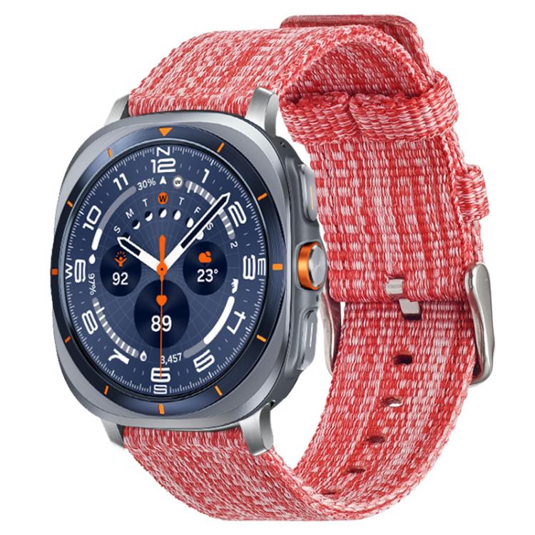 Cinturino per orologio xDfind in tela di nylon, For Samsung Galaxy Watch Ultra / Ultra 2025, For Samsung Galaxy Watch8 / 8 Classic, For Samsung Galaxy Watch 7 / 6 / 5 / FE
