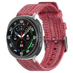 Cinturino per orologio xDfind in tela di nylon, For Samsung Galaxy Watch Ultra / Ultra 2025, For Samsung Galaxy Watch8 / 8 Classic, For Samsung Galaxy Watch 7 / 6 / 5 / FE