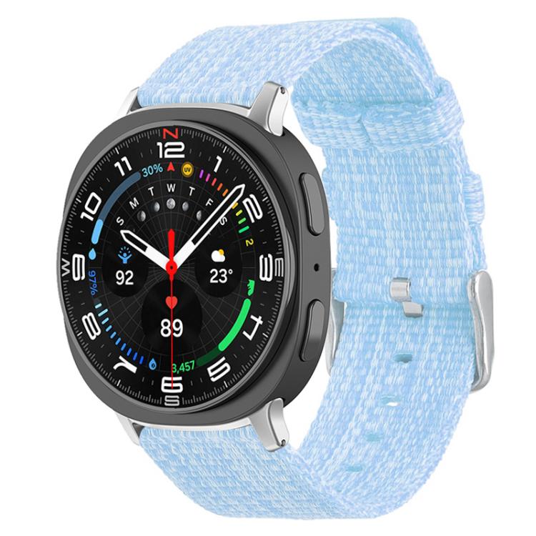 Cinturino per orologio xDfind in tela di nylon, For Samsung Galaxy Watch Ultra / Ultra 2025, For Samsung Galaxy Watch8 / 8 Classic, For Samsung Galaxy Watch 7 / 6 / 5 / FE