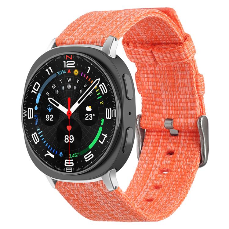 Cinturino per orologio xDfind in tela di nylon, For Samsung Galaxy Watch Ultra / Ultra 2025, For Samsung Galaxy Watch8 / 8 Classic, For Samsung Galaxy Watch 7 / 6 / 5 / FE
