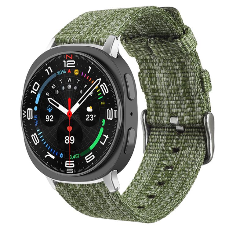 Cinturino per orologio xDfind in tela di nylon, For Samsung Galaxy Watch Ultra / Ultra 2025, For Samsung Galaxy Watch8 / 8 Classic, For Samsung Galaxy Watch 7 / 6 / 5 / FE