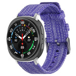 Cinturino per orologio xDfind in tela di nylon, For Samsung Galaxy Watch Ultra / Ultra 2025, For Samsung Galaxy Watch8 / 8 Classic, For Samsung Galaxy Watch 7 / 6 / 5 / FE