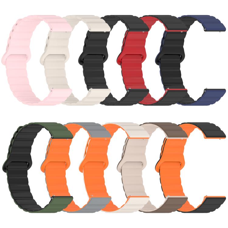 Cinturino per orologio xDfind Loop in silicone lucido magnetico, For Garmin Fenix 8/7X/6X/5X 26mm, For Garmin Fenix 8/7/6/5 22mm, For Garmin Fenix 8/7S/6S/5S 20mm, For Garmin Forerunner 45 / 45S / Swim 2, For Garmin Forerunner 35/30/35J