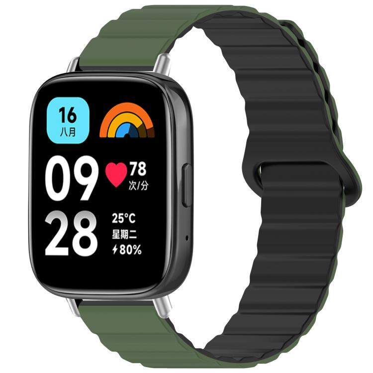 Cinturino per orologio xDfind Loop in silicone lucido magnetico, For Xiaomi Band 10 Pro / 9 Pro / Redmi Watch 6, For Redmi Watch 3 Active / Watch 3 Lite, For Redmi Watch 3