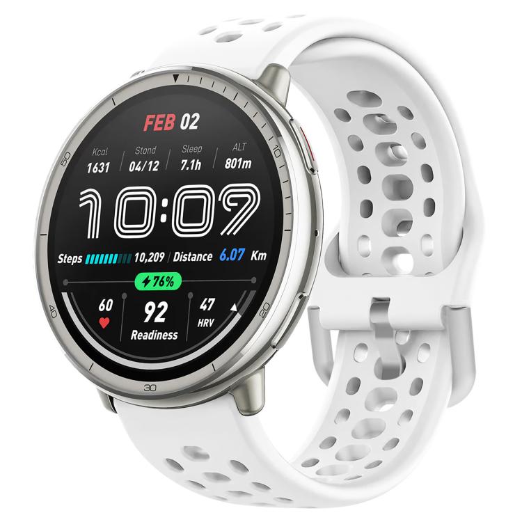 Cinturino per orologio sportivo in silicone con fibbia argentata xDfind, 20mm