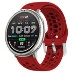 Cinturino per orologio sportivo in silicone con fibbia argentata xDfind, 20mm