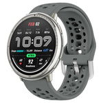 Cinturino per orologio sportivo in silicone con fibbia argentata xDfind, 20mm