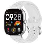 Cinturino per orologio sportivo in silicone con fibbia argentata xDfind, For Xiaomi Band 10 Pro / 9 Pro / Redmi Watch 6, For Redmi Watch 3 Active / Watch 3 Lite