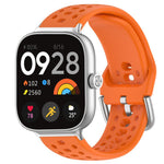 Cinturino per orologio sportivo in silicone con fibbia argentata xDfind, For Xiaomi Band 10 Pro / 9 Pro / Redmi Watch 6, For Redmi Watch 3 Active / Watch 3 Lite