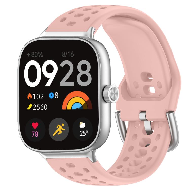 Cinturino per orologio sportivo in silicone con fibbia argentata xDfind, For Xiaomi Band 10 Pro / 9 Pro / Redmi Watch 6, For Redmi Watch 3 Active / Watch 3 Lite