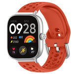 Cinturino per orologio sportivo in silicone con fibbia argentata xDfind, For Xiaomi Band 10 Pro / 9 Pro / Redmi Watch 6, For Redmi Watch 3 Active / Watch 3 Lite